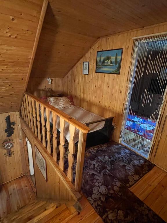 Postel nebo postele na pokoji v ubytování Domek całoroczny u Zosi