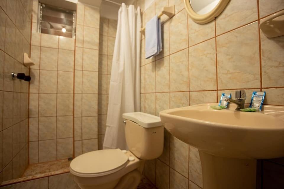 Koupelna v ubytování Hostal La Payacha MachuPicchu