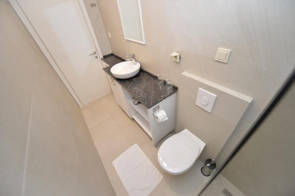 Koupelna v ubytování Apartments PROVA