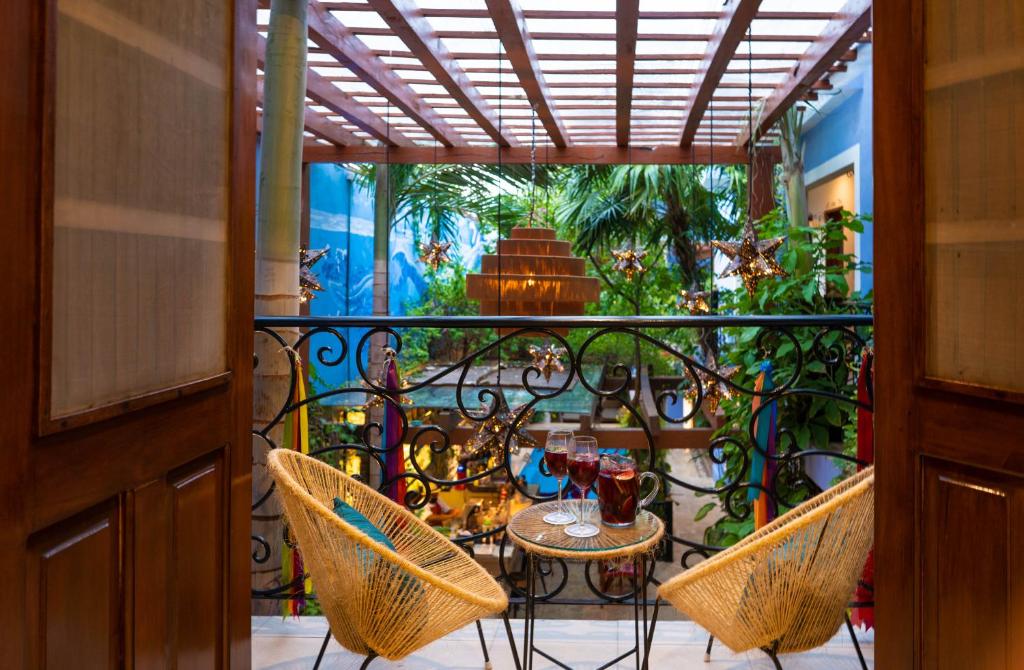 Posezení v ubytování Le Muuch Hotel Boutique