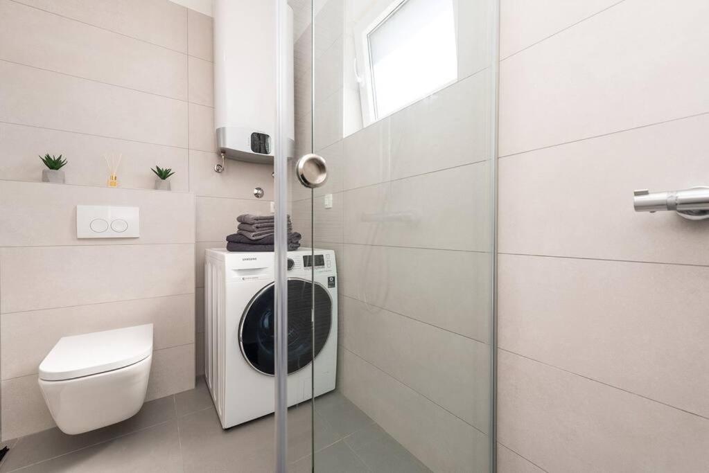 Kúpeľňa v ubytovaní Apartment Birgir in Sukosan