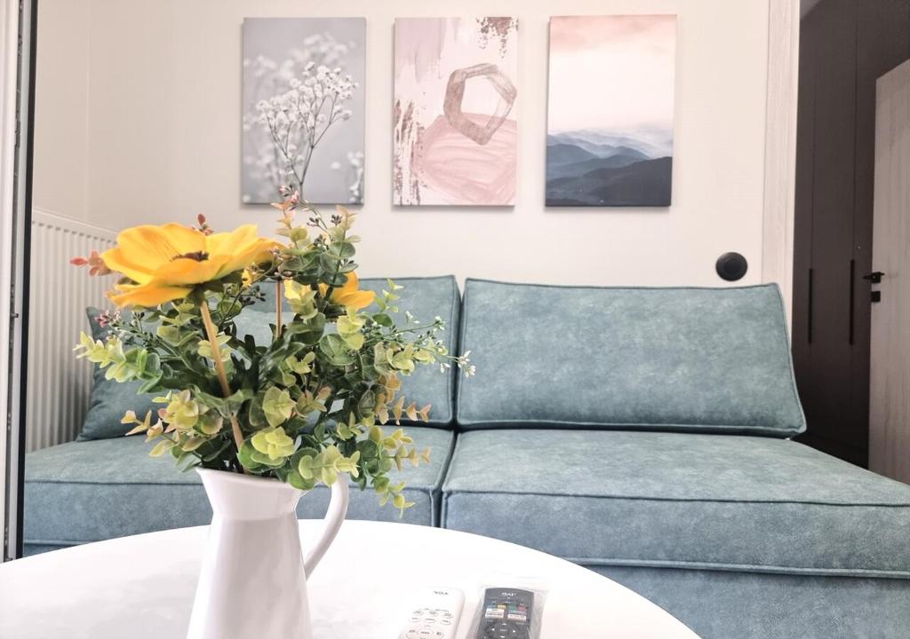 Posezení v ubytování Dream Home Veria