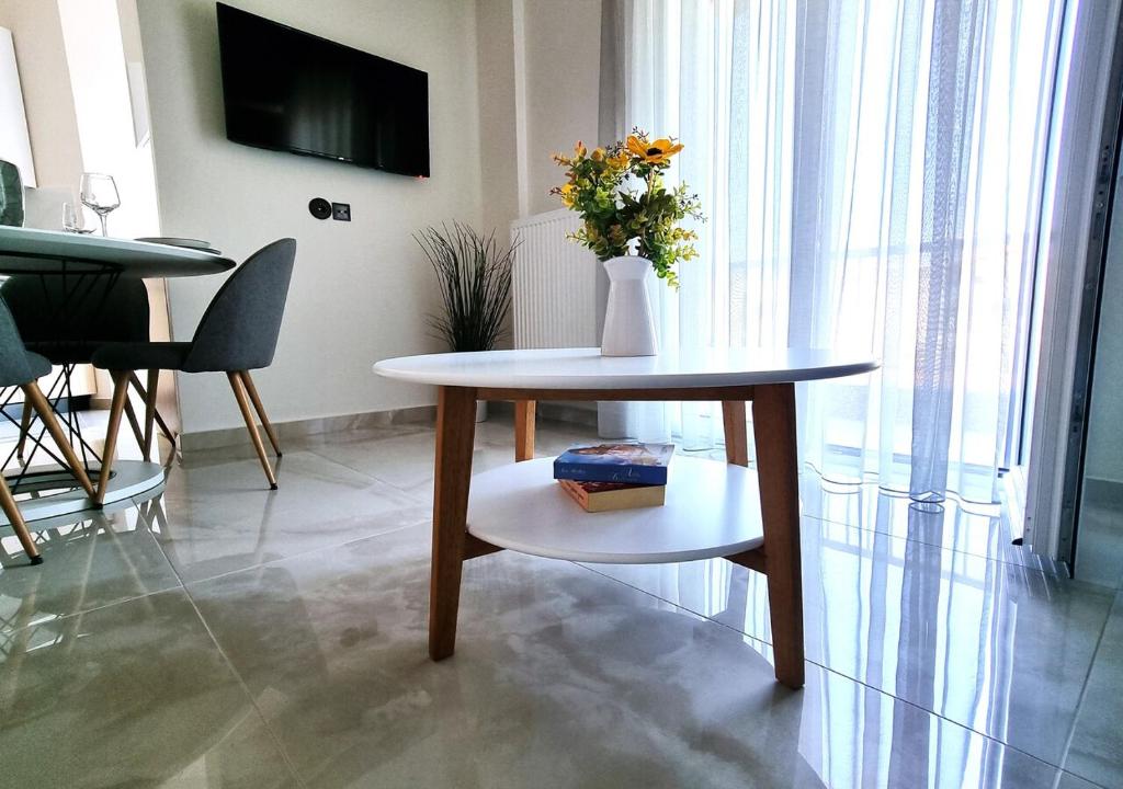 TV a/nebo společenská místnost v ubytování Dream Home Veria