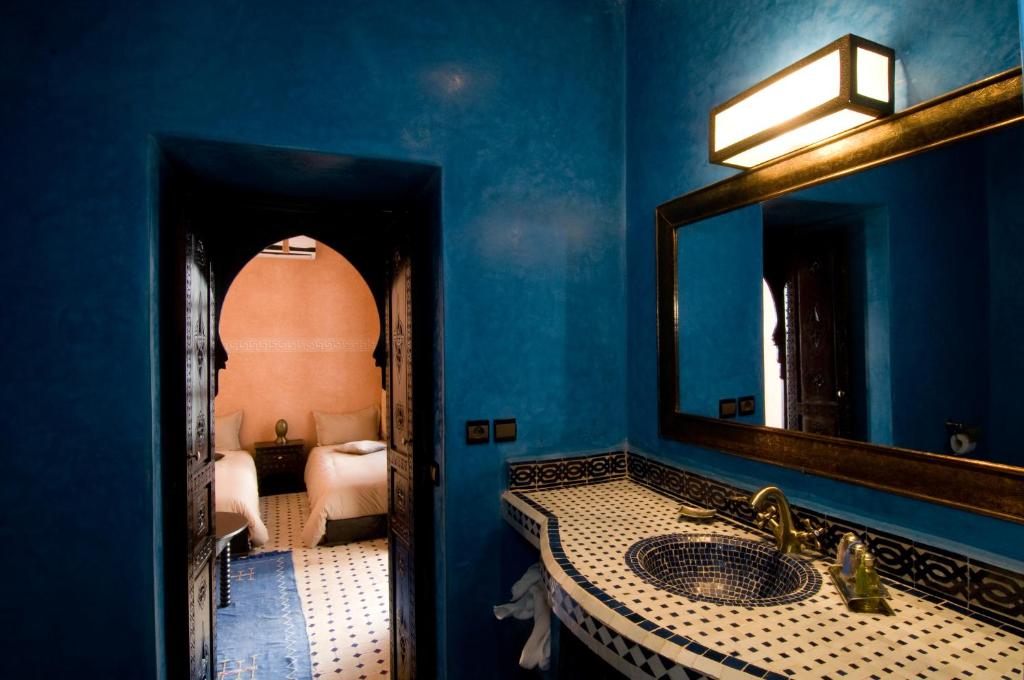 Koupelna v ubytování RIAD Le MINASDAM