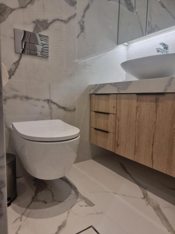 Koupelna v ubytování Dream Home Veria