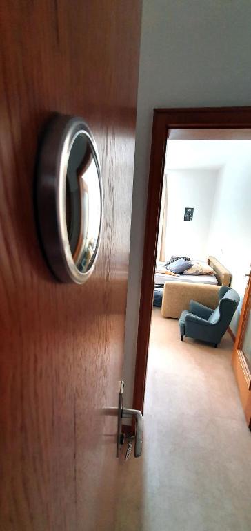Postel nebo postele na pokoji v ubytování Zweizimmer-Wohnung mit Parkgarage