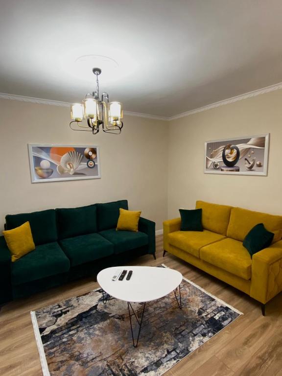 A seating area at Serenity Apartament