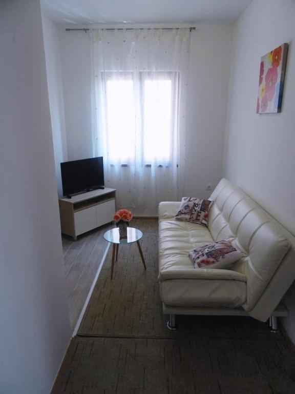 Televízia a/alebo spoločenská miestnosť v ubytovaní Apartments with parking spaces Biograd na Moru, Biograd - 860