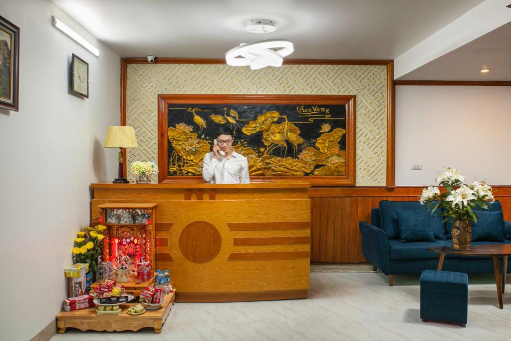 Posezení v ubytování Mia Sen Vong Hotel Ha Noi