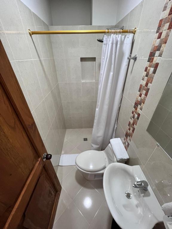 Koupelna v ubytování Casa Isabel Hotel