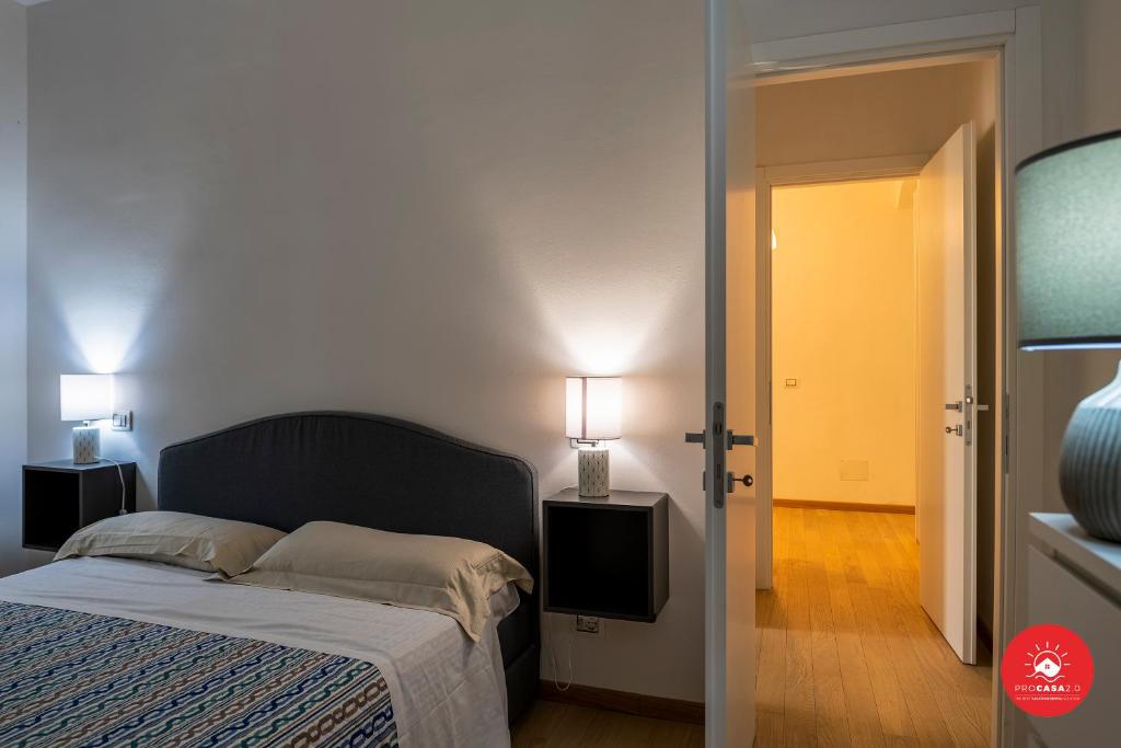 A bed or beds in a room at Casa di Francy