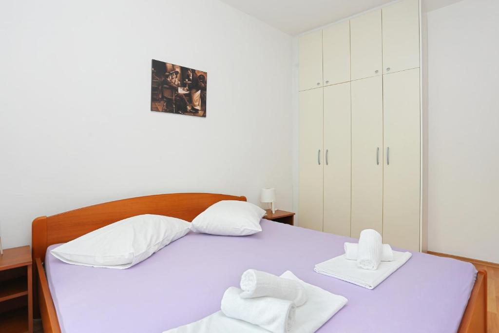 Apartments by the sea Podgora, Makarska - 18918 - Apartamento De Una Habitación Con Terraza