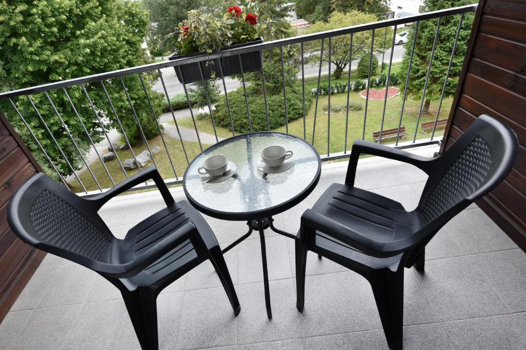 Balkón nebo terasa v ubytování APLEND Hotel Lujza Major