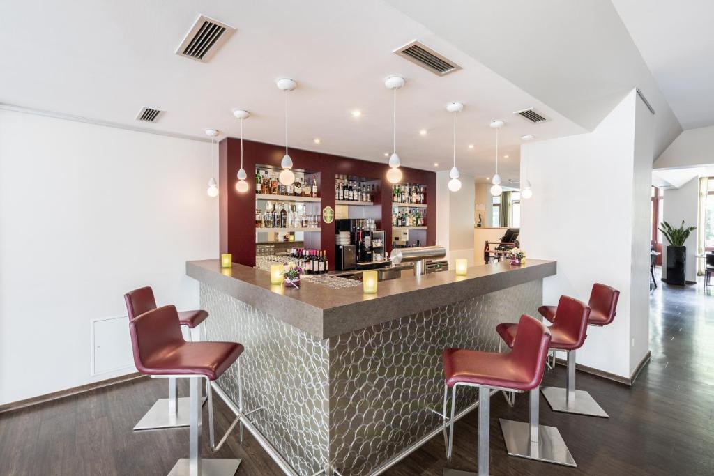 Lounge nebo bar v ubytování Select Hotel Osnabrueck