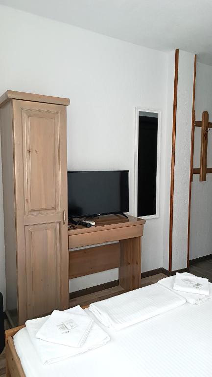 TV a/nebo společenská místnost v ubytování Guesthouse White Margarit