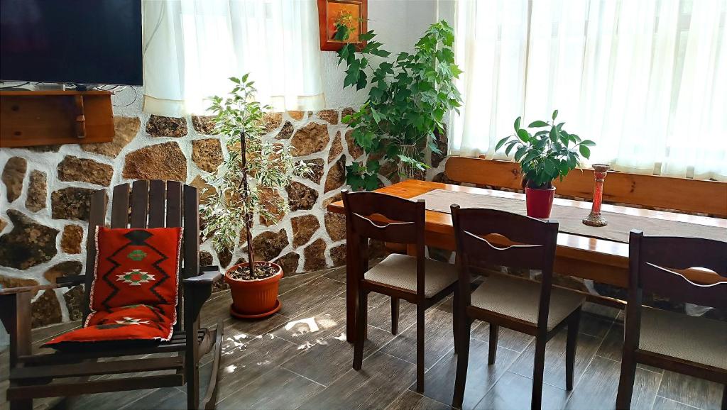 Posezení v ubytování Guesthouse White Margarit