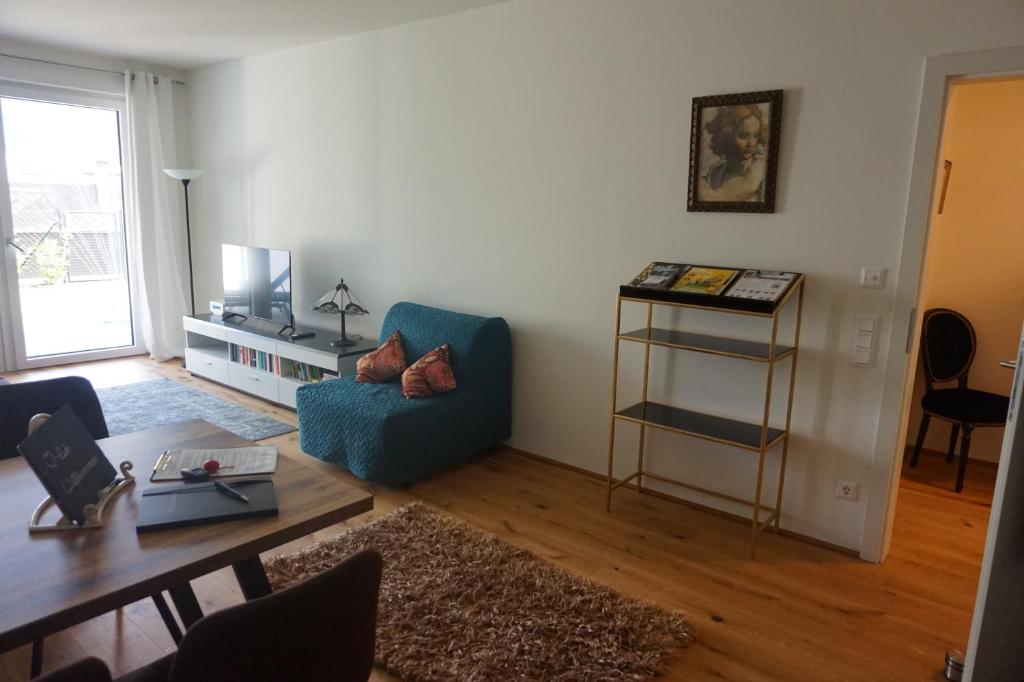 Posezení v ubytování Ferienwohnung Karasek Deluxe