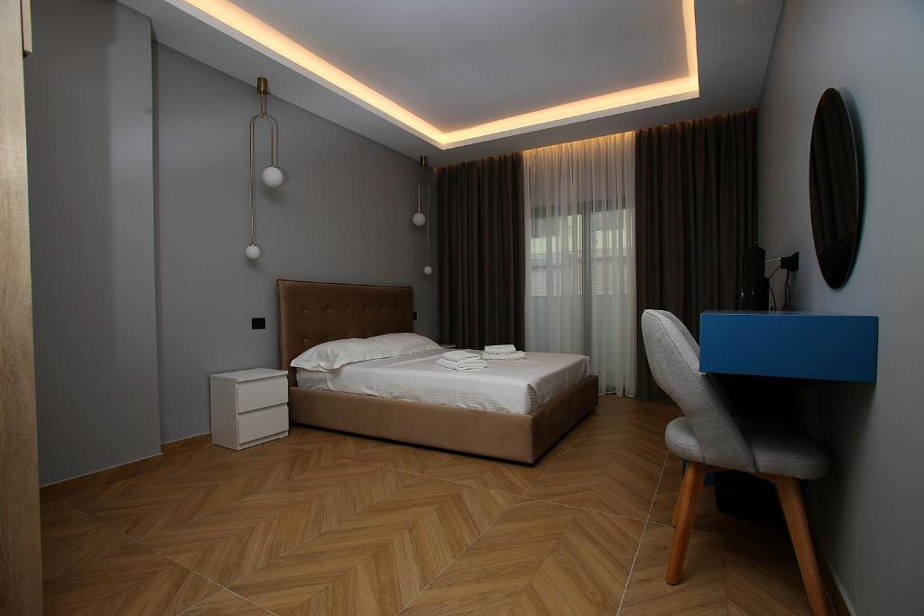 Postel nebo postele na pokoji v ubytování Diamond Hotel