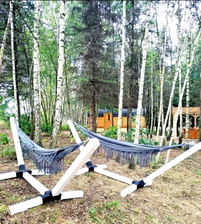 Vonkajšia záhrada v ubytovaní Świerkowisko cisza las plaża blisko