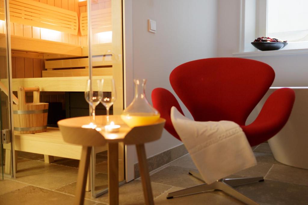 Istumisnurk majutusasutuses Hotel Aarnhoog