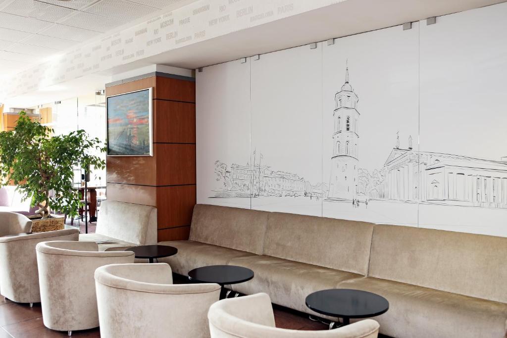 Posezení v ubytování Art City Inn