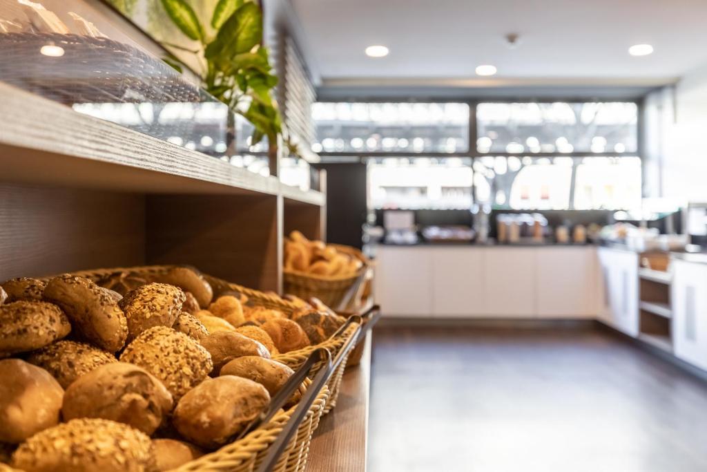 Kuchyň nebo kuchyňský kout v ubytování Hotel Aldea Berlin