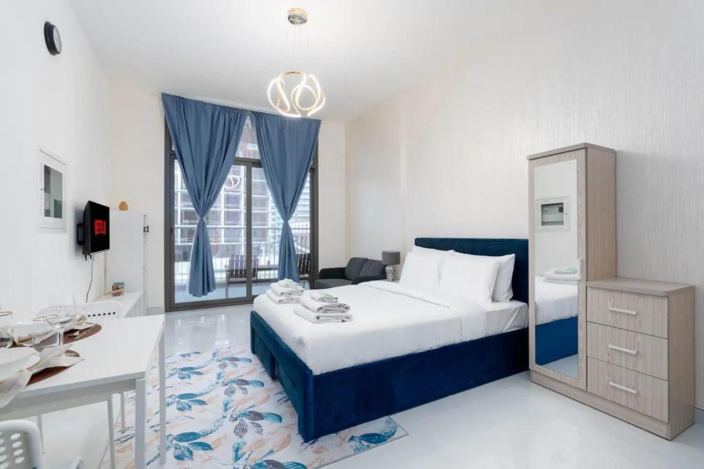 Stylish 1 Bedroom Studio  in Arjan with Shared Pool