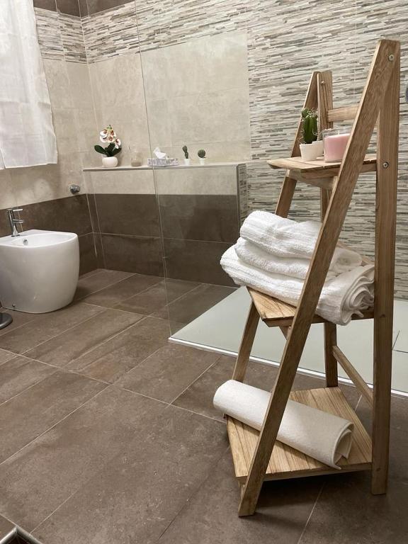 Kúpeľňa v ubytovaní La Pietra di Giada