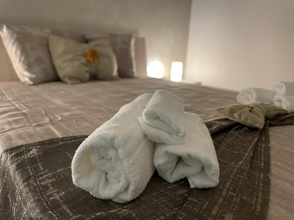 Posteľ alebo postele v izbe v ubytovaní La Pietra di Giada