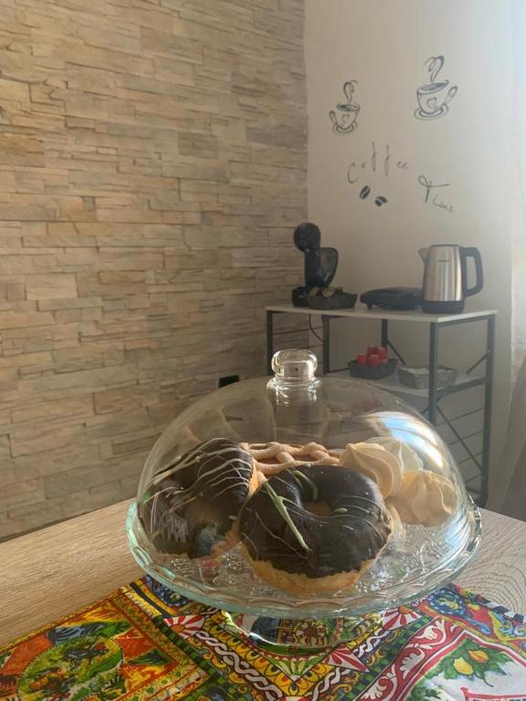 Príslušenstvo na prípravu kávy alebo čaju v ubytovaní La Pietra di Giada
