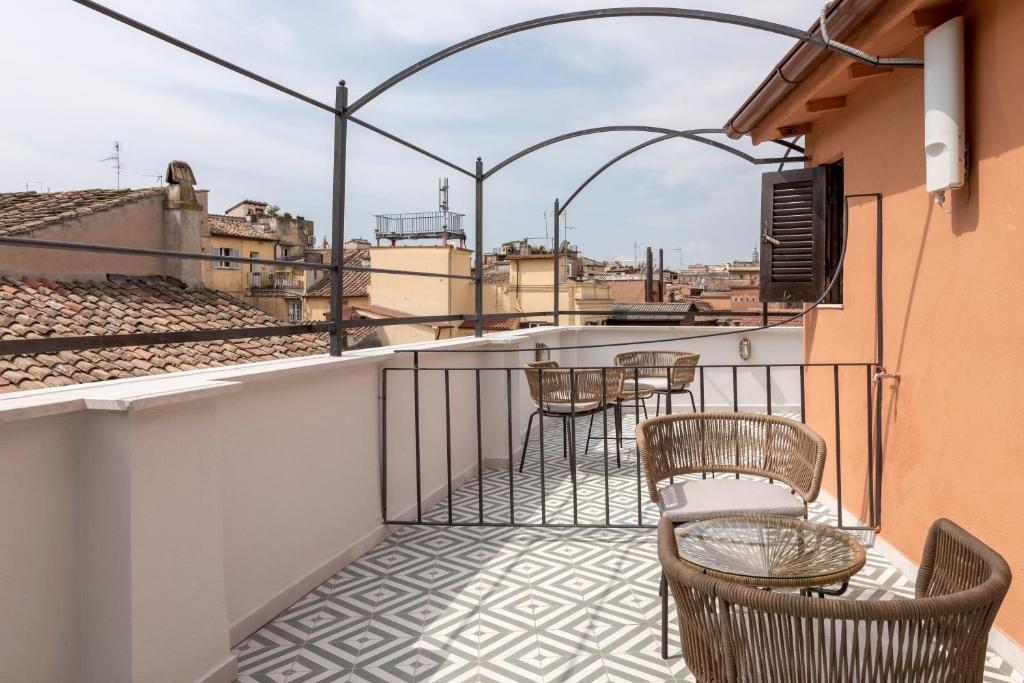Balkón nebo terasa v ubytování Numa Rome Portico
