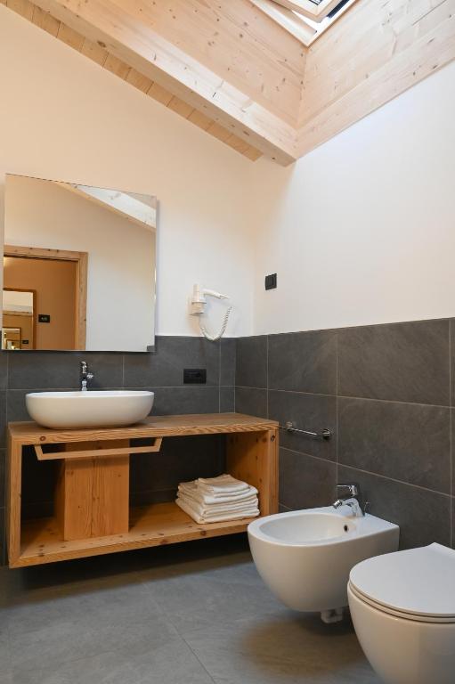 Koupelna v ubytování B&B Fontanella