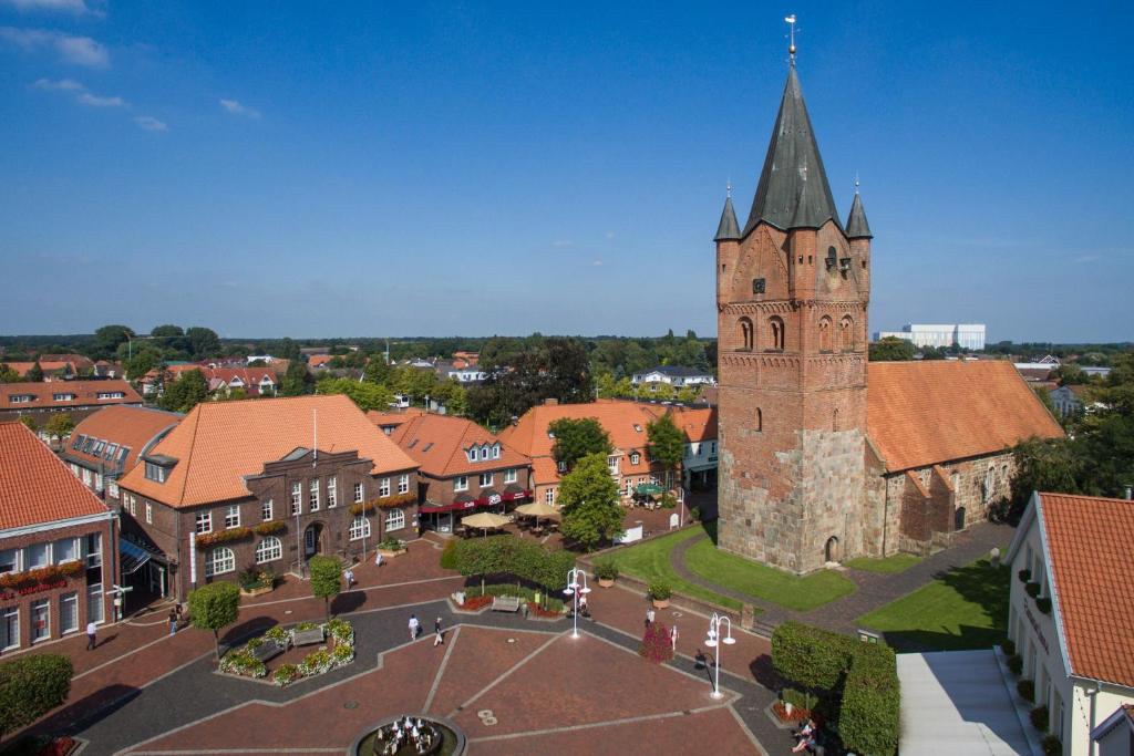Letecký snímek ubytování Das Schokoladenhotel