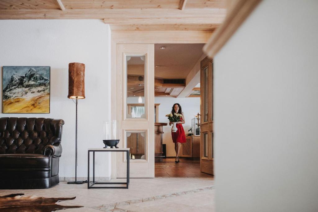 Posezení v ubytování Hotel Alpenrose