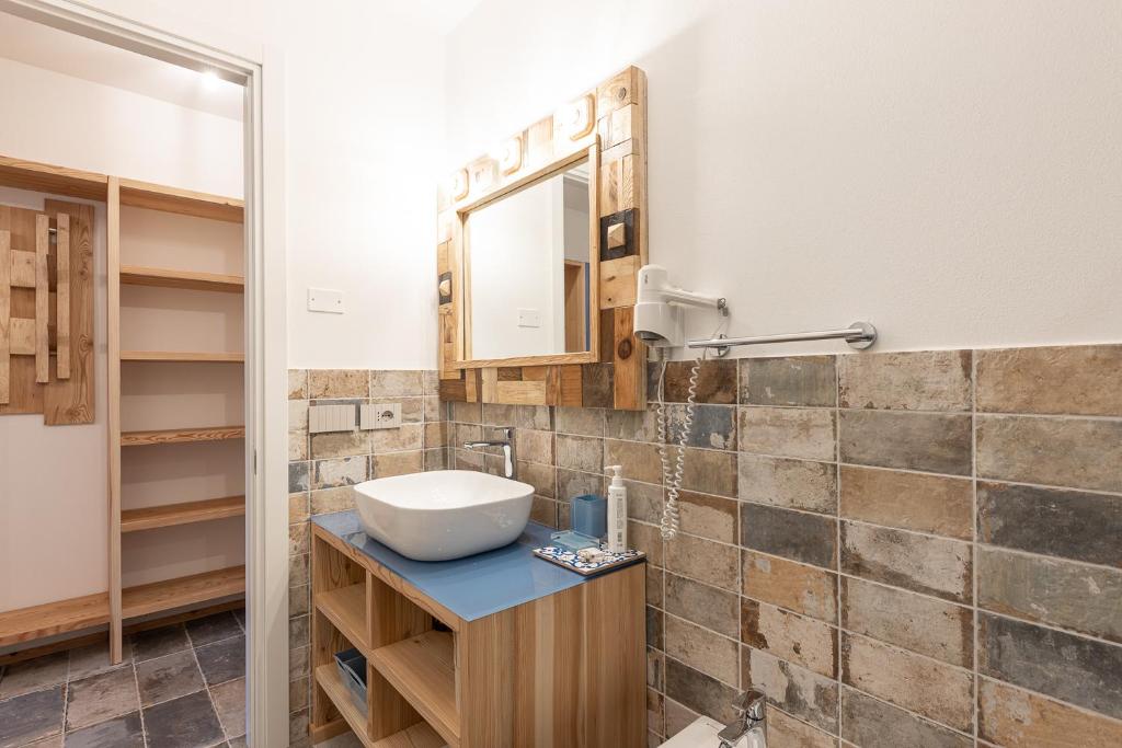 Koupelna v ubytování 13 Comuni Ristorante E Albergo