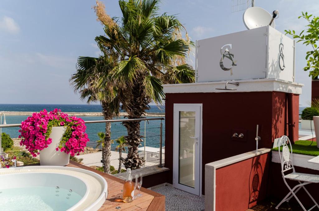 Nespecifikovaný výhled na moře nebo výhled na moře při pohledu z bed and breakfast