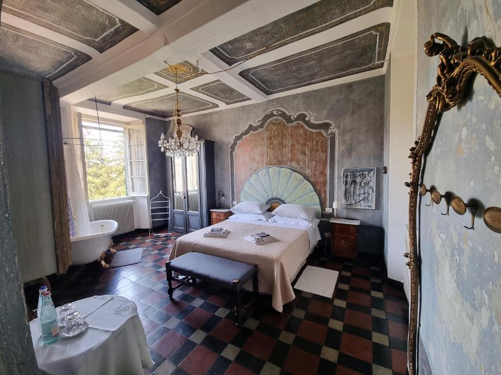 Posteľ alebo postele v izbe v ubytovaní La Corte B&B