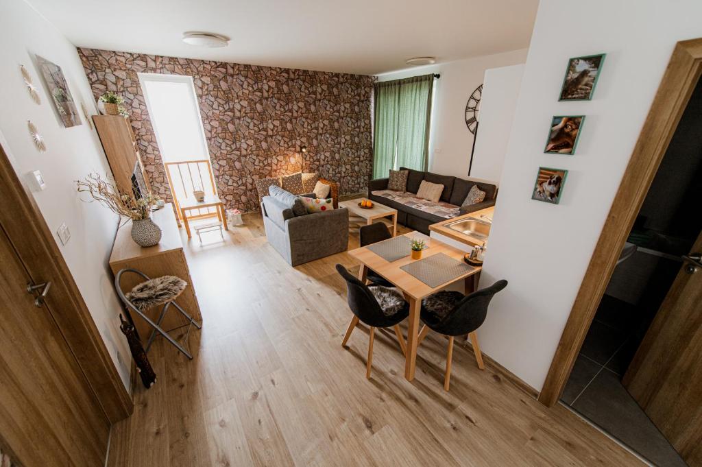 Posezení v ubytování Vila ZUBEREC/ Apartmán č. 204