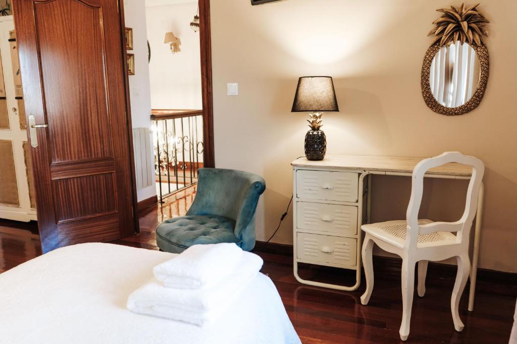 Postel nebo postele na pokoji v ubytování Casa Real 110+2