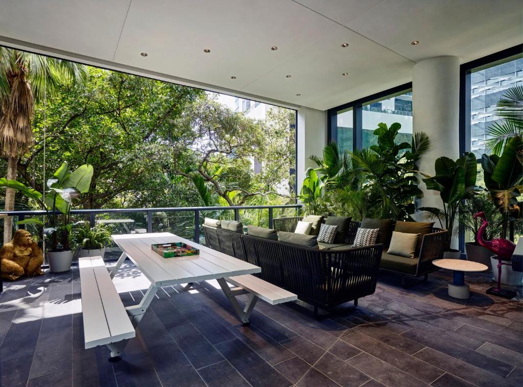 Posezení v ubytování citizenM Miami Brickell