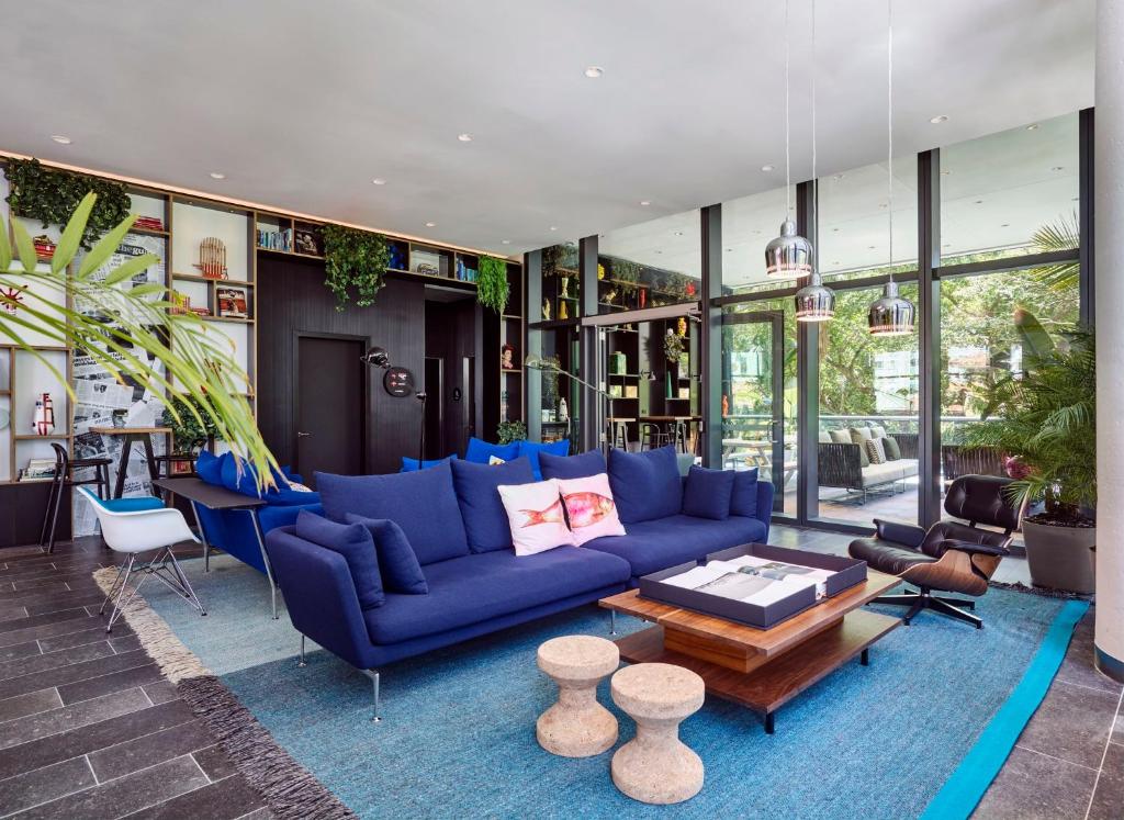 Posezení v ubytování citizenM Miami Brickell