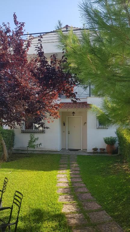 Zahrada ubytování Villa Georgia Poseidi