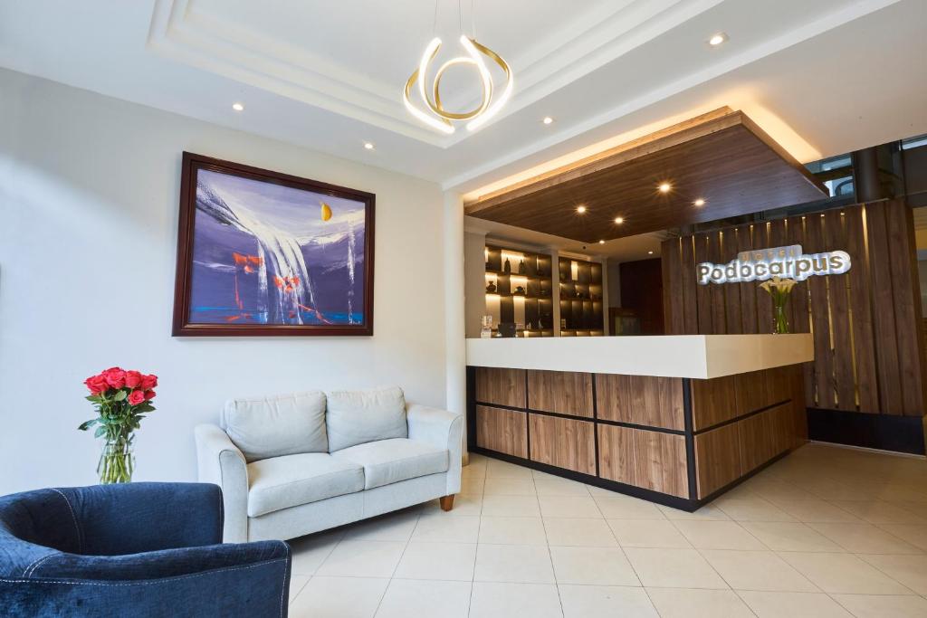 Posezení v ubytování Hotel Podocarpus