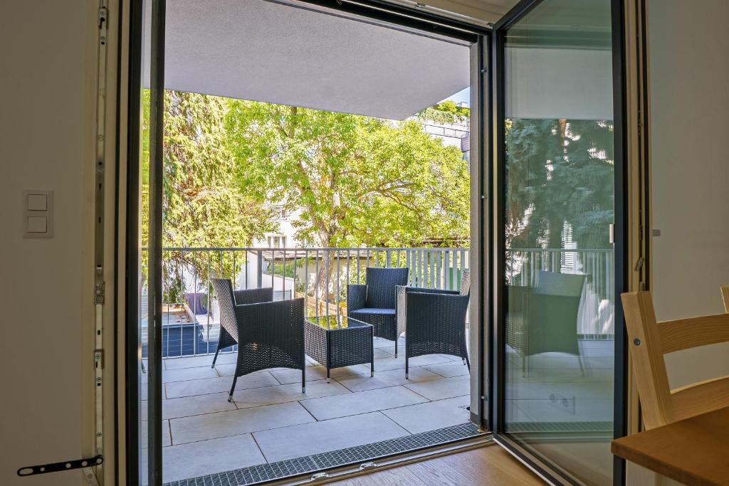 Balkón alebo terasa v ubytovaní Vienna City Apartments 1140 Vienna
