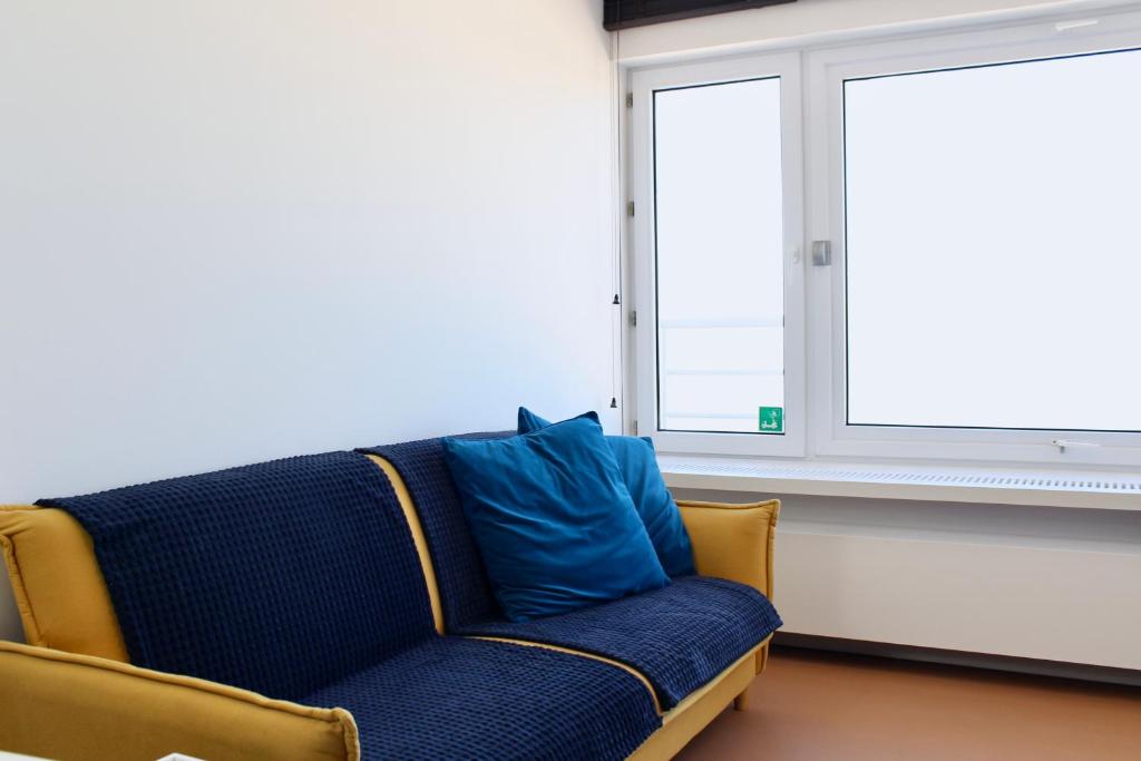 Posezení v ubytování Sea view apartment Mariakerke-Bad - La Brise