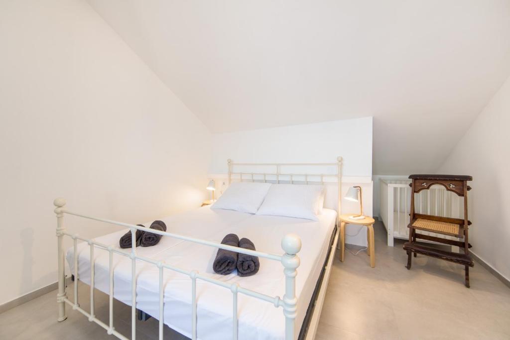 Posteľ alebo postele v izbe v ubytovaní Eco Villa with Pool