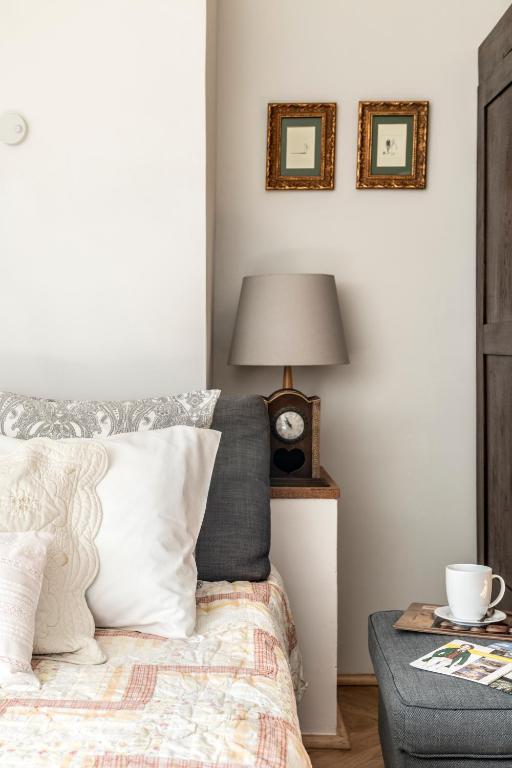 Posteľ alebo postele v izbe v ubytovaní Apartament City Express