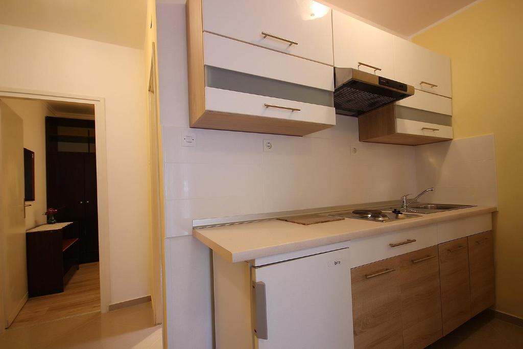 Kuchyň nebo kuchyňský kout v ubytování Apartments by the sea Novalja, Pag - 4124