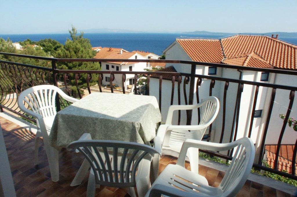 Balkón alebo terasa v ubytovaní Apartments by the sea Rastici, Ciovo - 2104