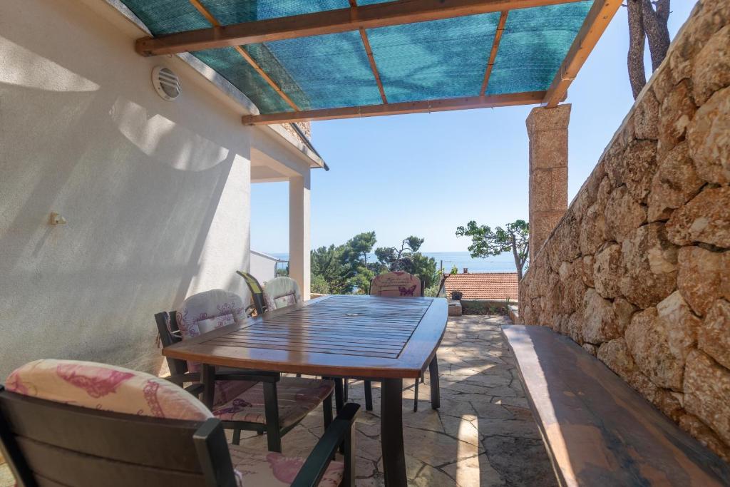 Balkón alebo terasa v ubytovaní Apartments with a parking space Sveta Nedilja, Hvar - 4049